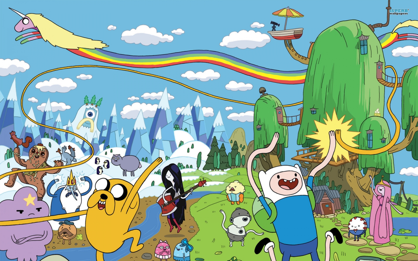 Adventure Time Poster for 1440 x 900 widescreen resolution