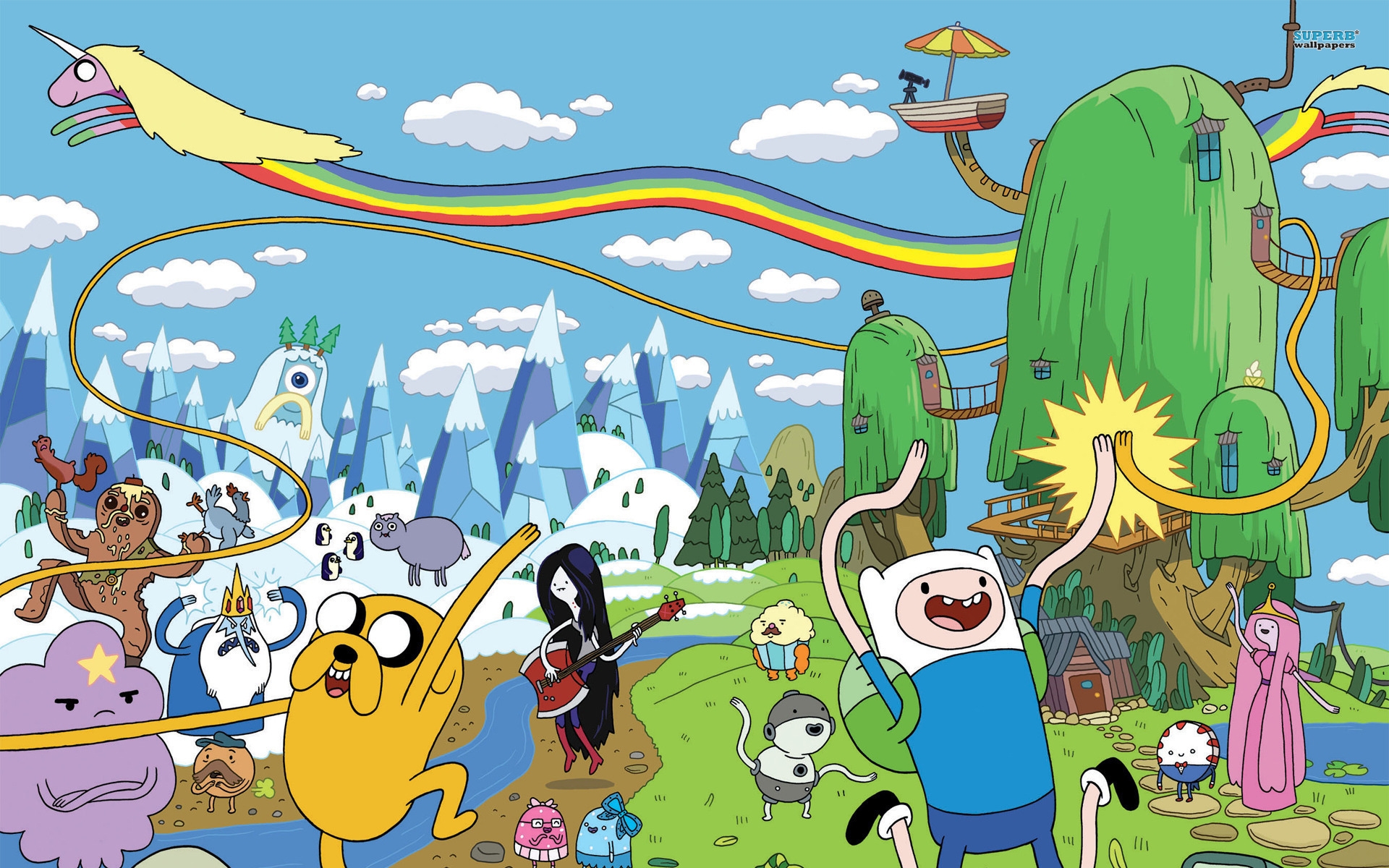 Adventure Time Poster for 1920 x 1200 widescreen resolution