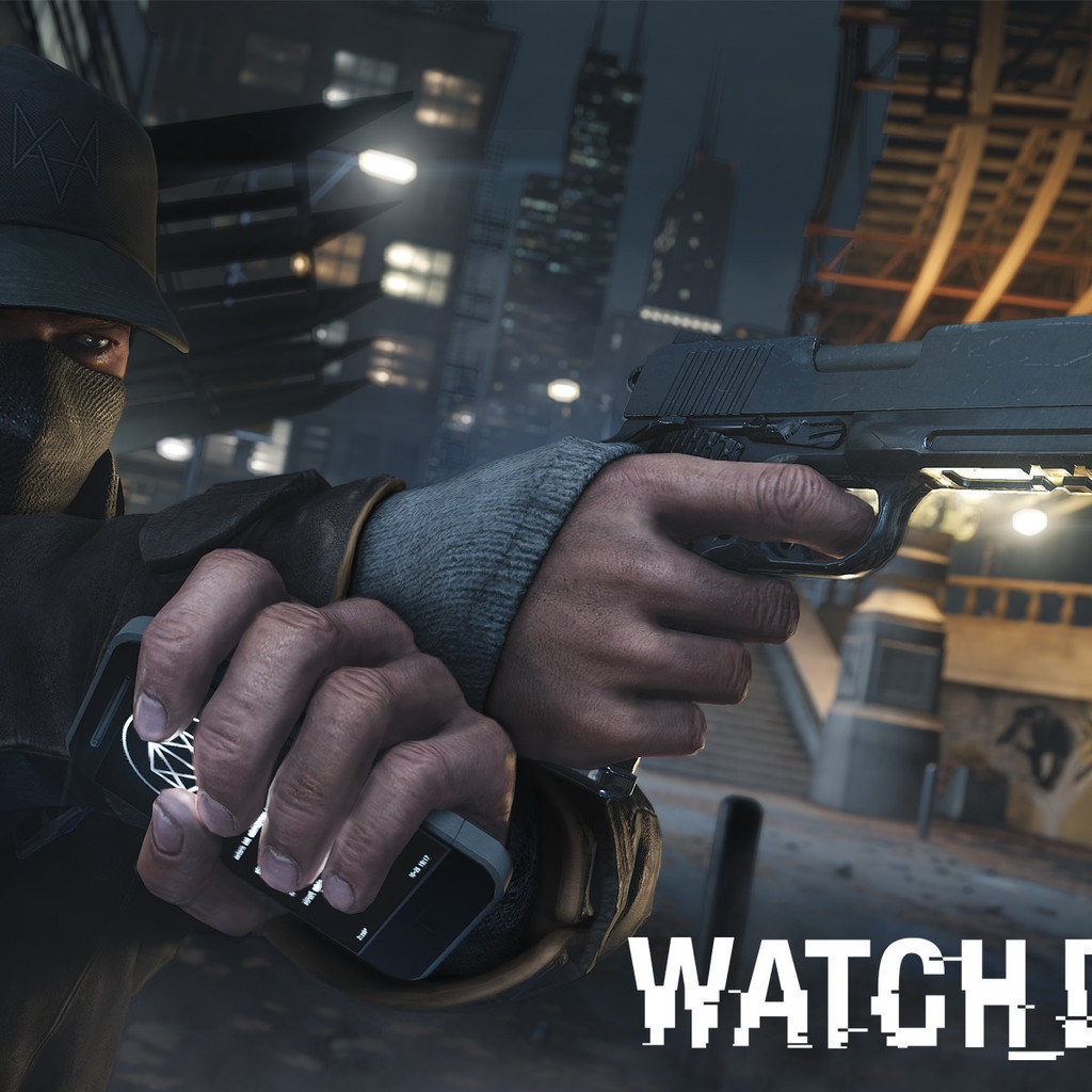 Aiden Pearce Watch Dogs for 1024 x 1024 iPad resolution