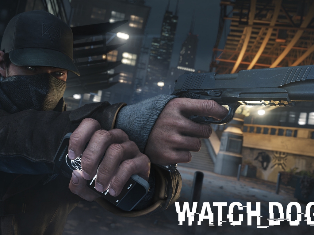 Aiden Pearce Watch Dogs for 1024 x 768 resolution