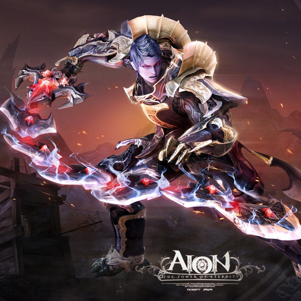 Aion Character for 1024 x 1024 iPad resolution