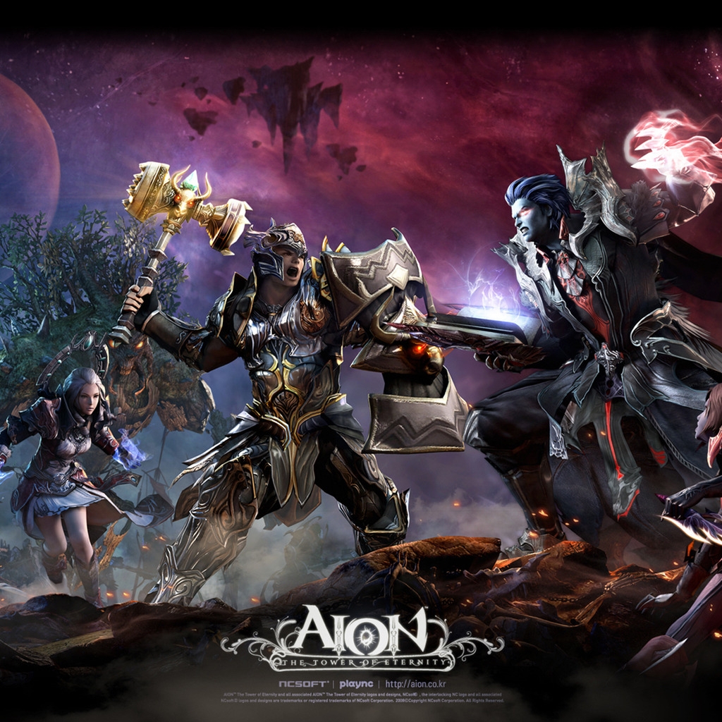 Aion The Tower of Eternity Characters for 1024 x 1024 iPad resolution