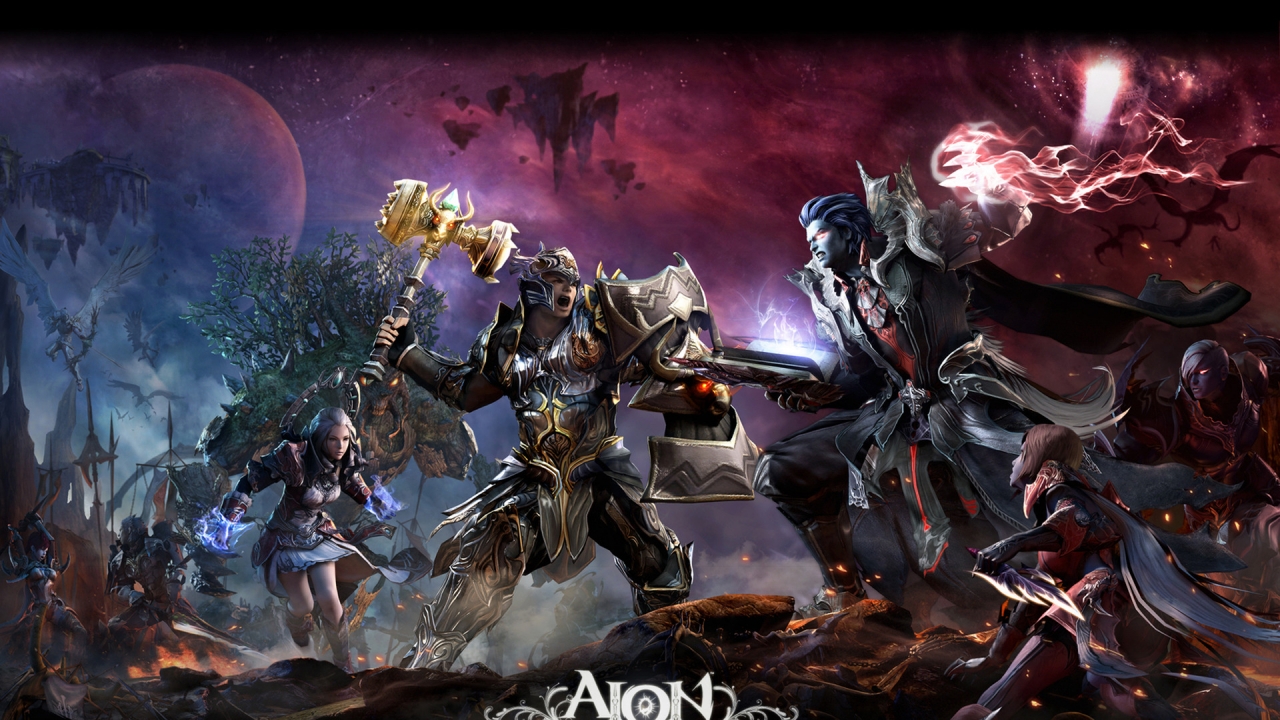 Aion The Tower of Eternity Characters for 1280 x 720 HDTV 720p resolution