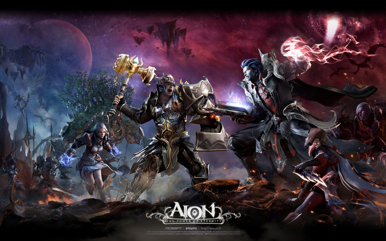 Aion The Tower of Eternity Characters for 1280 x 800 widescreen resolution