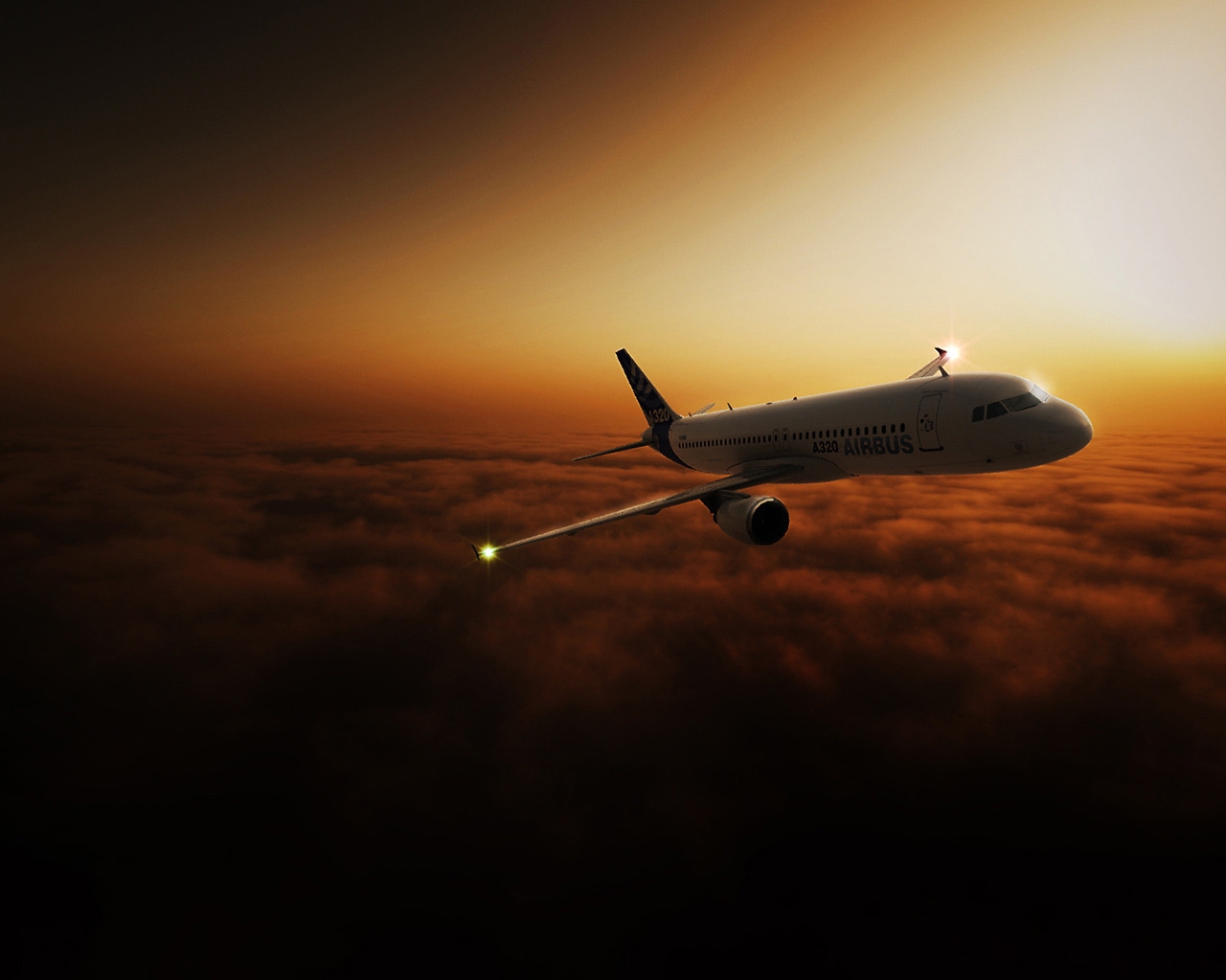 Airbus A320 for 1280 x 1024 resolution