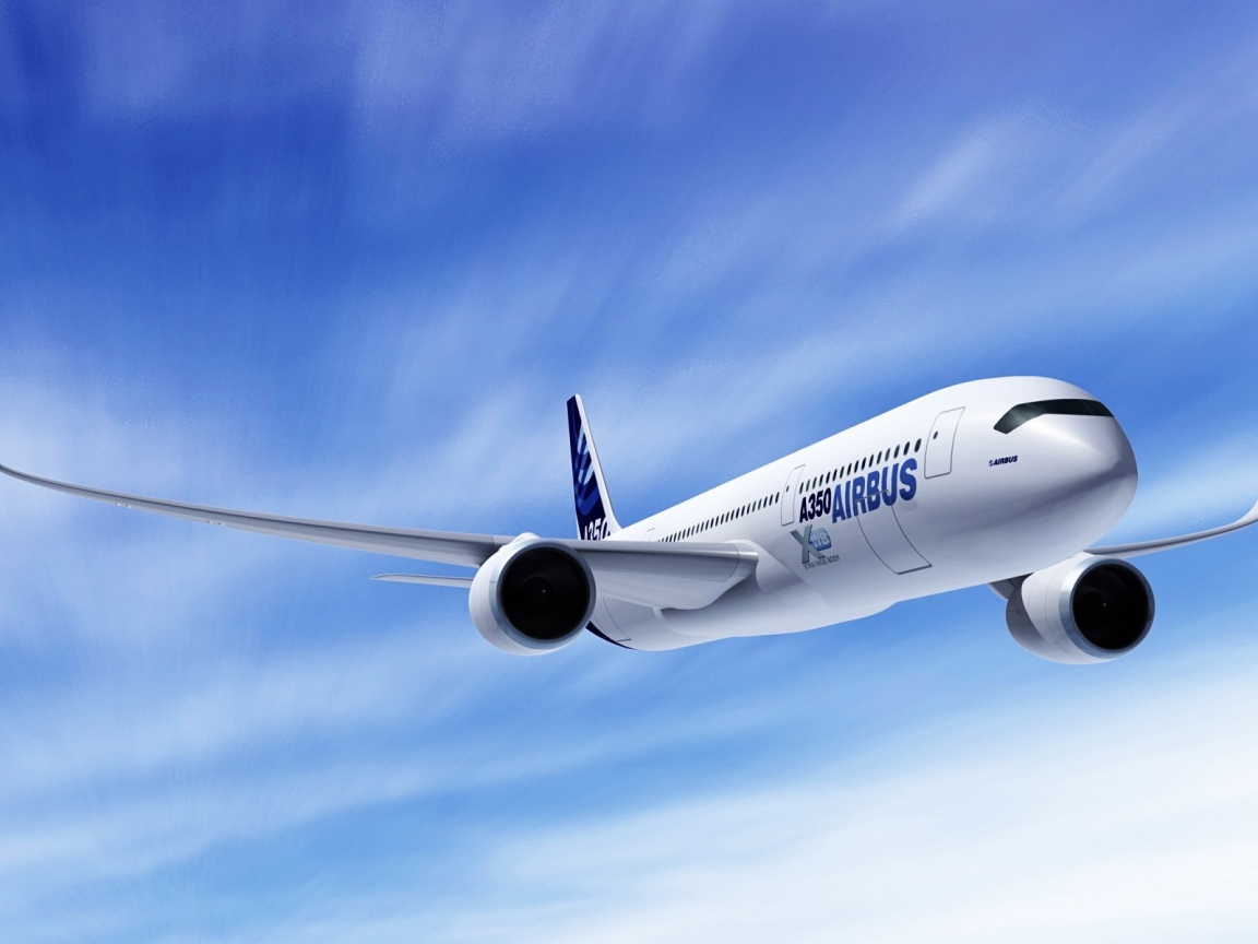 Airbus A350 for 1152 x 864 resolution