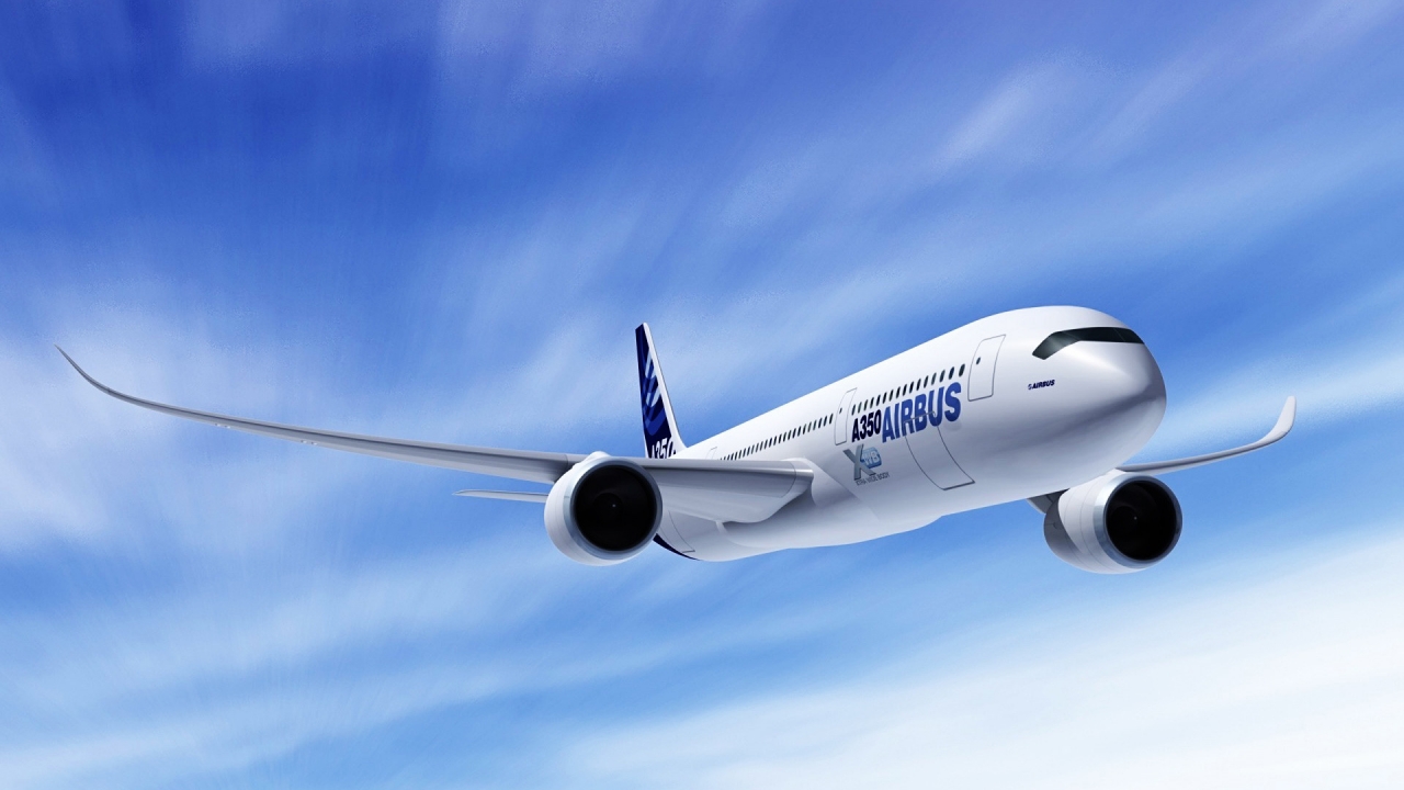 Airbus A350 for 1280 x 720 HDTV 720p resolution