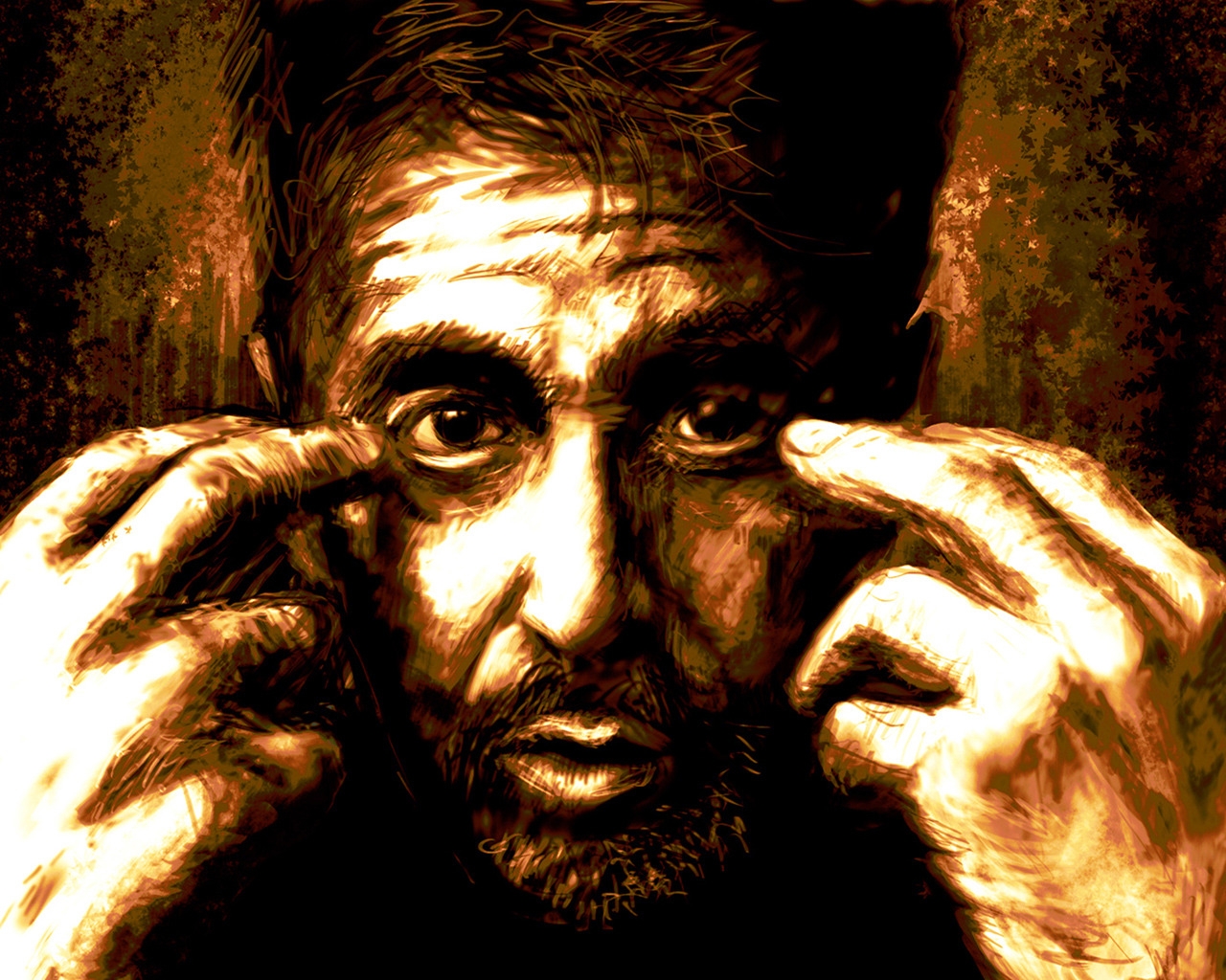 Al Pacino Drawing for 1280 x 1024 resolution
