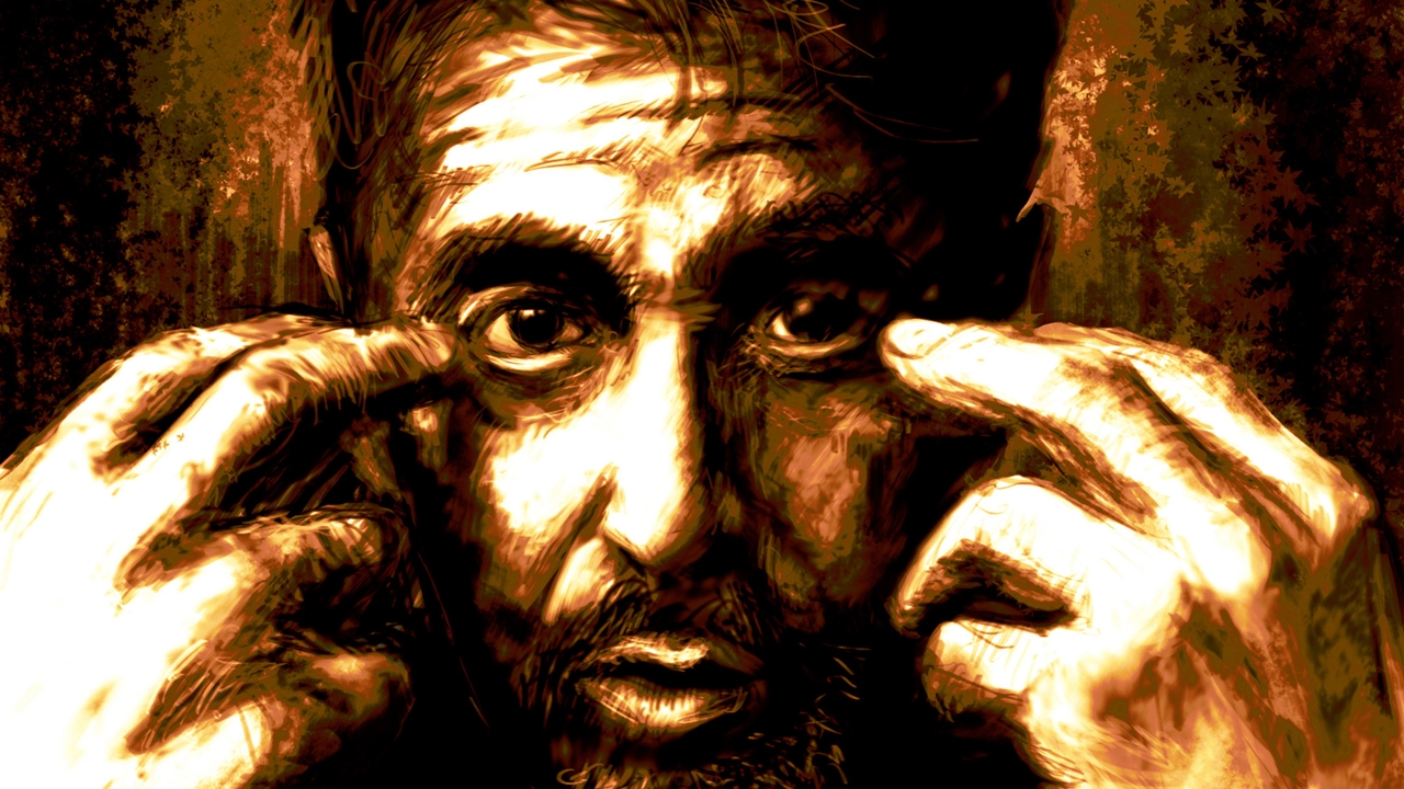 Al Pacino Drawing for 1280 x 720 HDTV 720p resolution