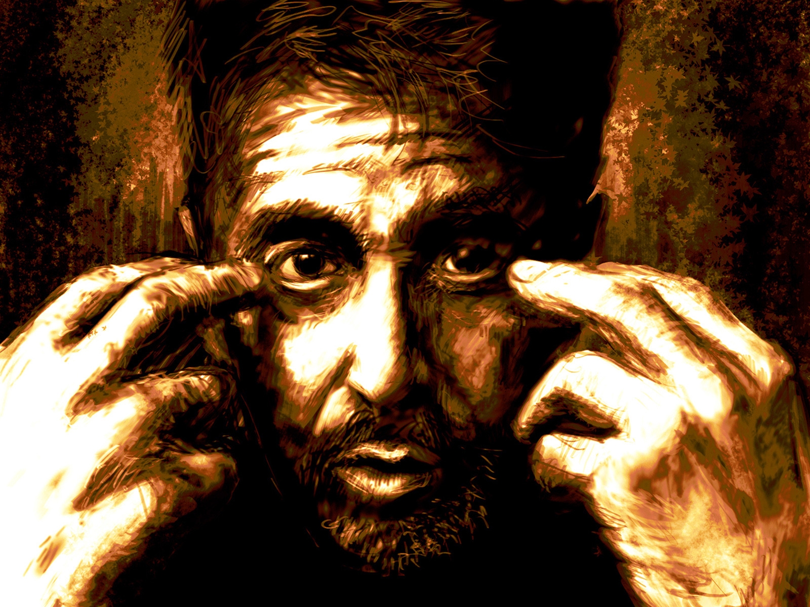 Al Pacino Drawing for 1600 x 1200 resolution
