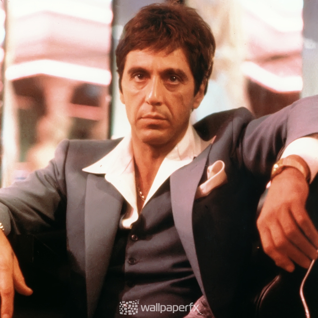 Al Pacino Scarface for 1024 x 1024 iPad resolution
