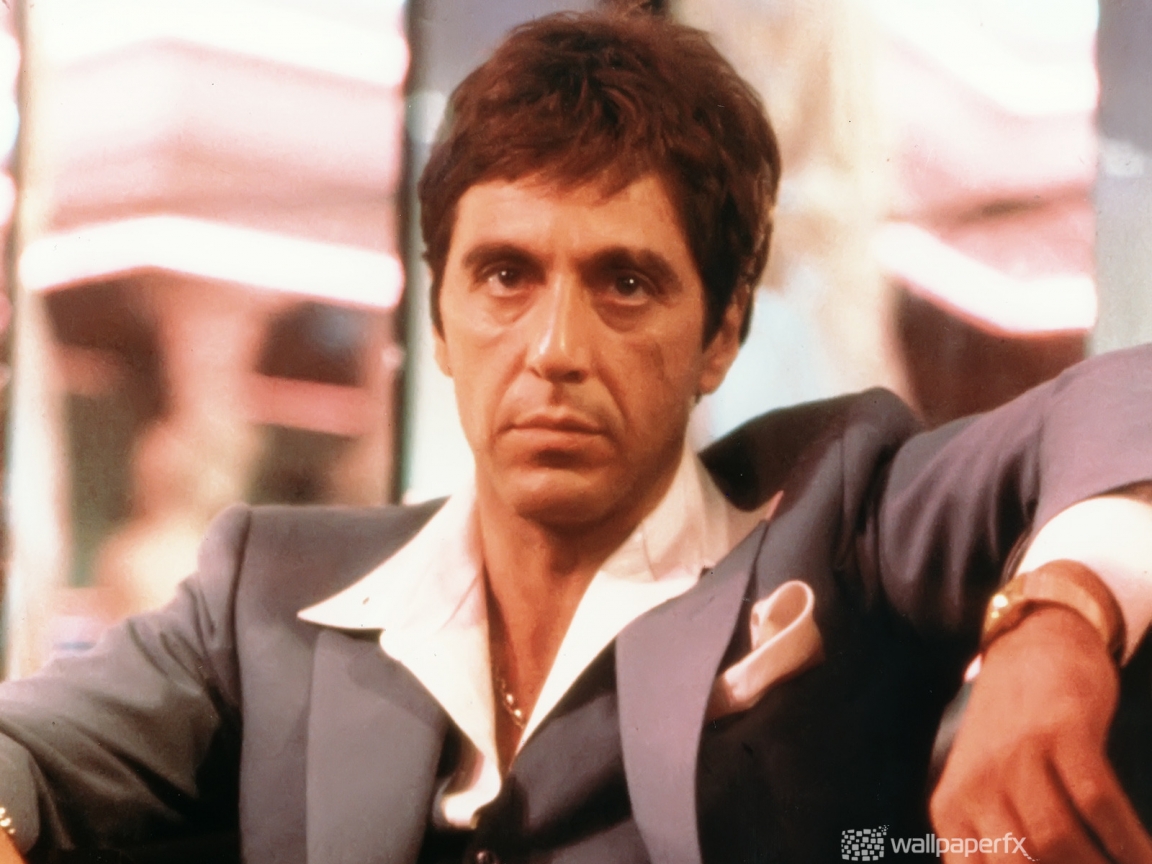 Al Pacino Scarface 1152 x 864 Wallpaper