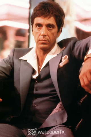 Al Pacino Scarface for 320 x 480 iPhone resolution
