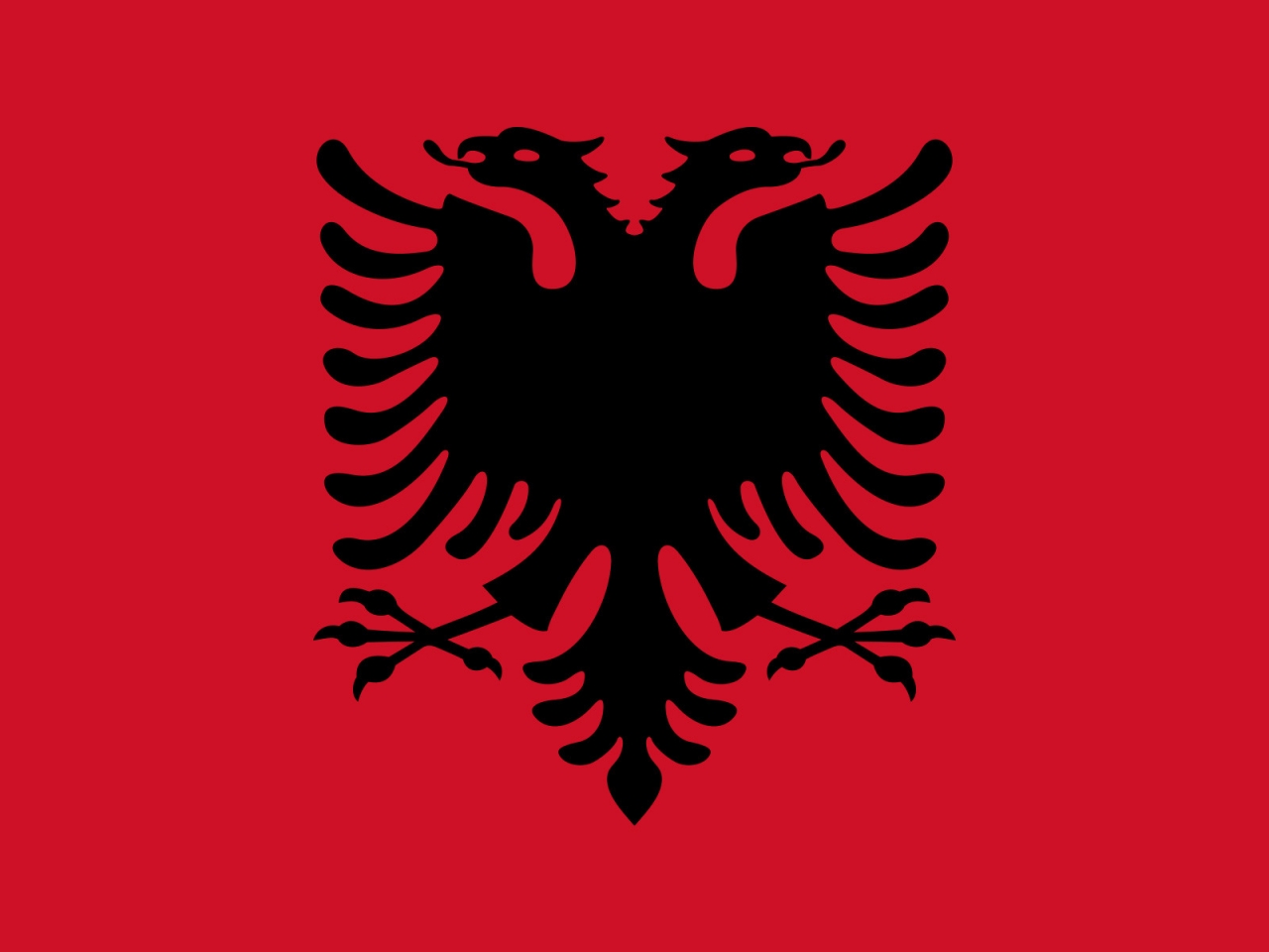 Albania Flag for 1280 x 960 resolution