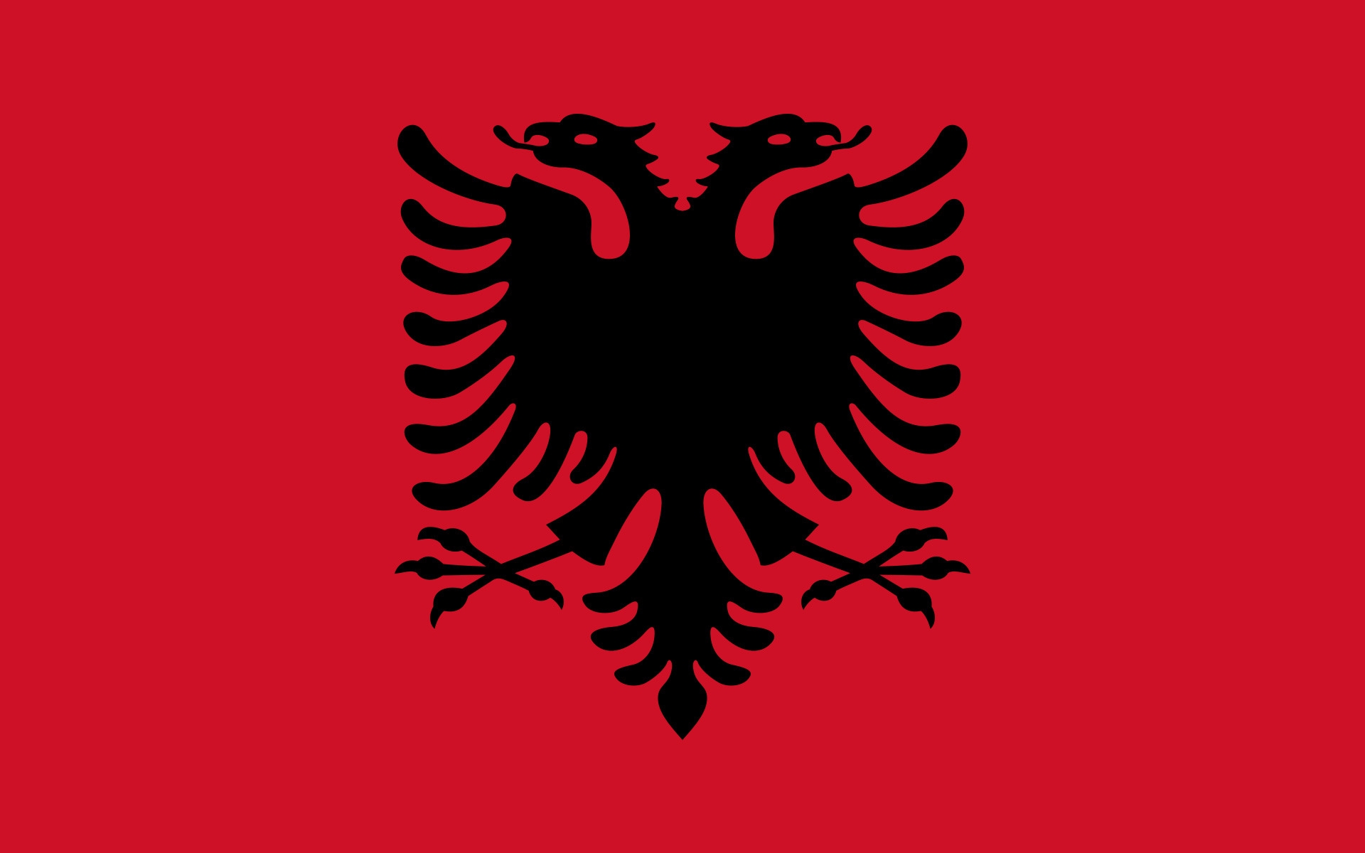 Albania Flag for 1920 x 1200 widescreen resolution