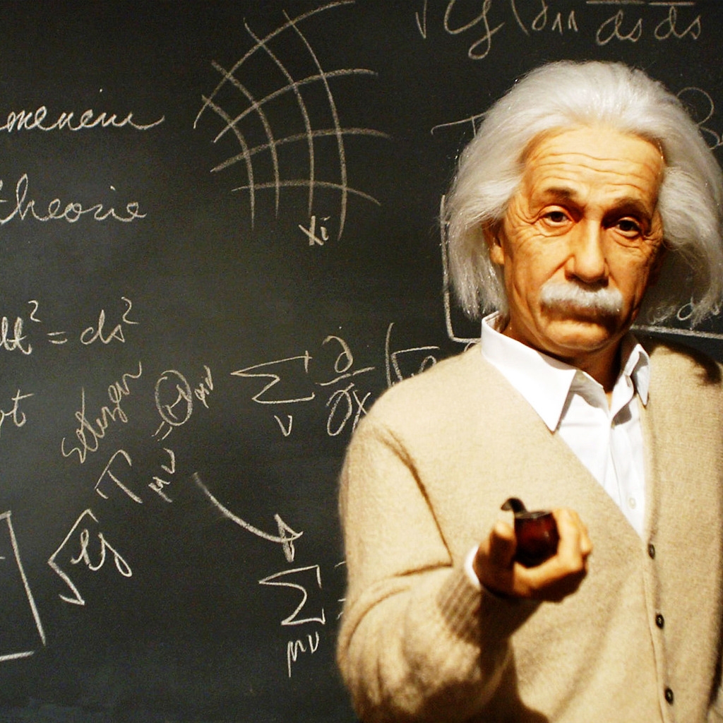 Albert Einstein Teacher for 1024 x 1024 iPad resolution