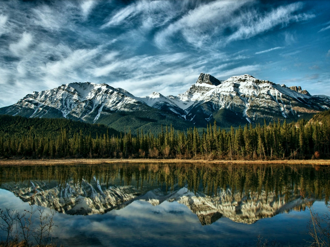 Alberta Mountains Canada for 1152 x 864 resolution