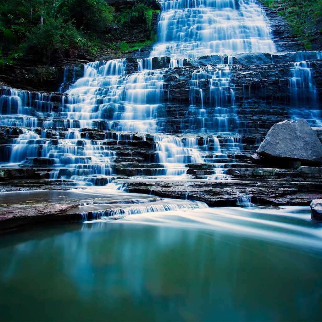 Albion Falls Ontario Canada for 1024 x 1024 iPad resolution