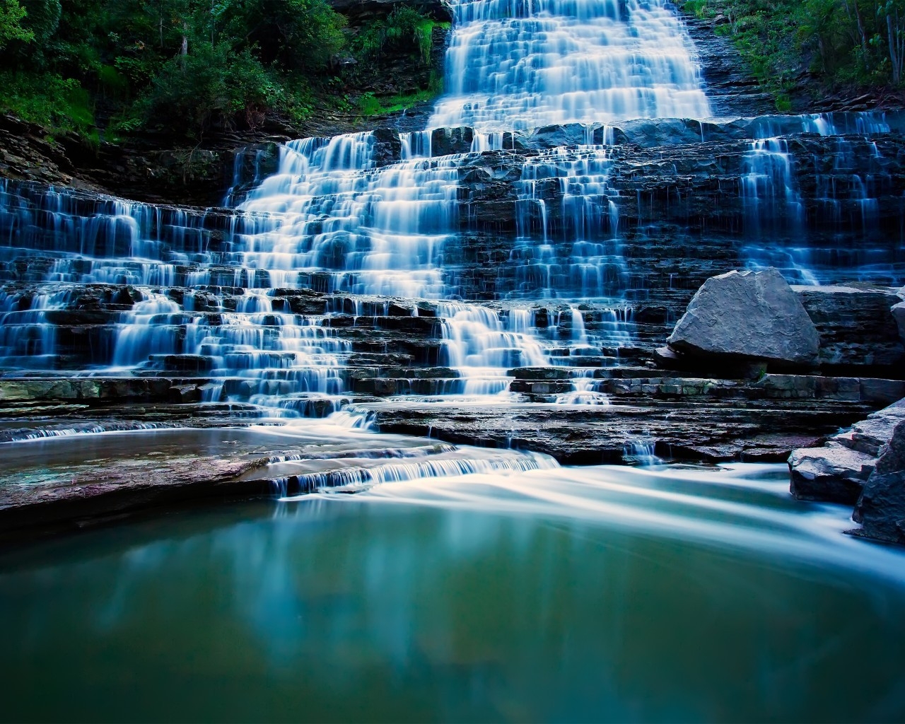 Albion Falls Ontario Canada for 1280 x 1024 resolution