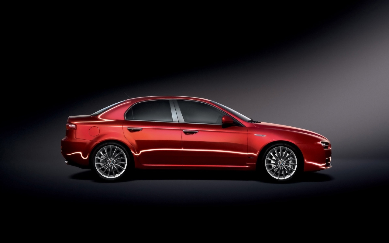 Alfa Romeo 159 2009 Studio for 1280 x 800 widescreen resolution