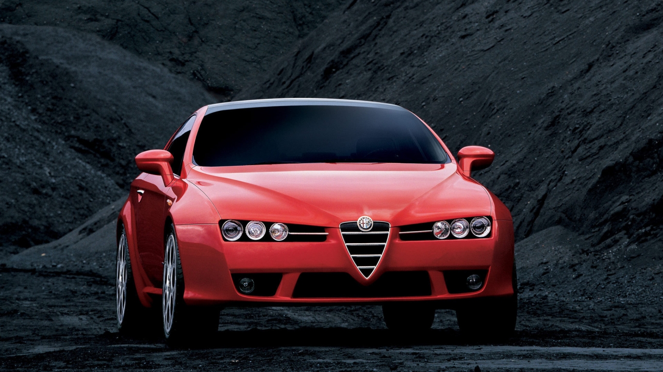 Alfa Romeo Brera 77 for 1366 x 768 HDTV resolution
