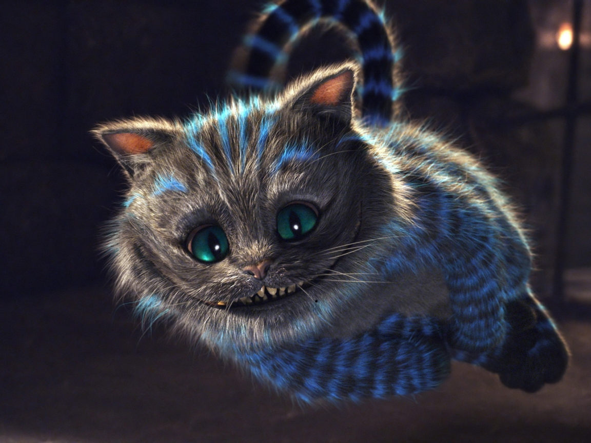 Alice in Wonderland The Cheshire Cat for 1152 x 864 resolution