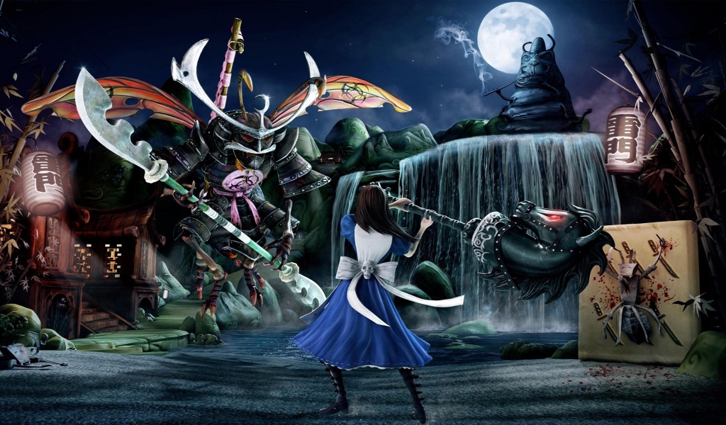 Alice Video Game for 1024 x 600 widescreen resolution