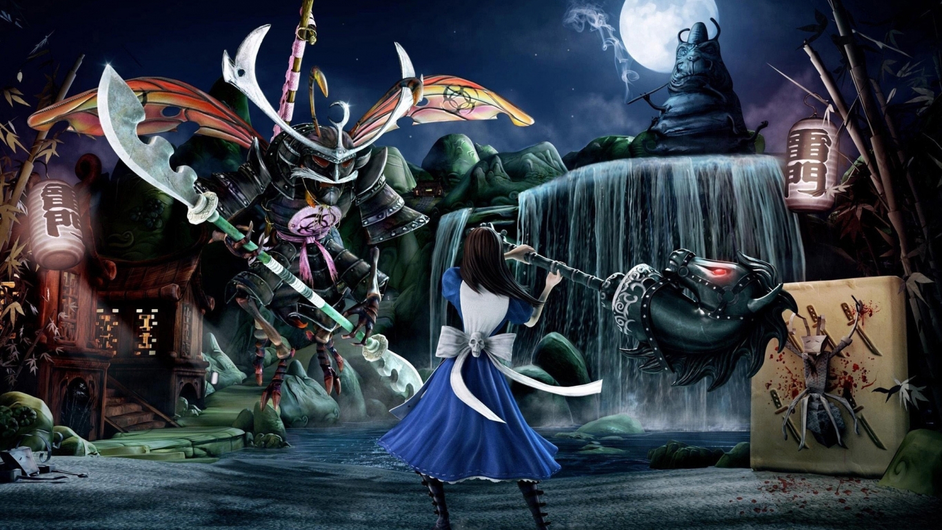 Alice Video Game for 1366 x 768 HDTV resolution