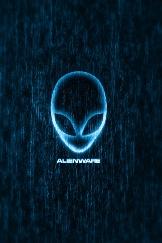 Alienware Company Logo for 320 x 480 iPhone resolution