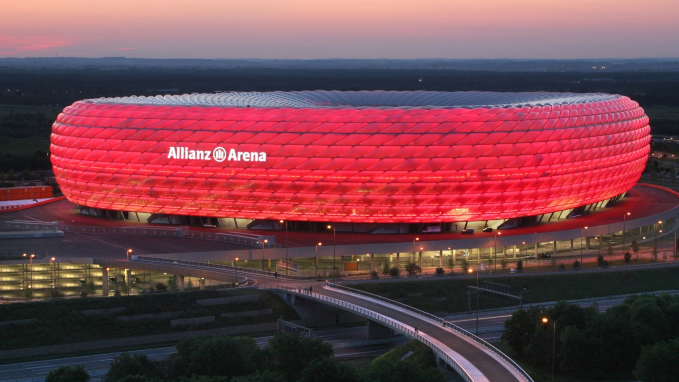 Allianz Arena for 1366 x 768 HDTV resolution