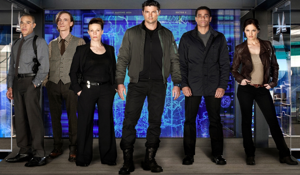 Almost Human Cast for 1024 x 600 widescreen resolution