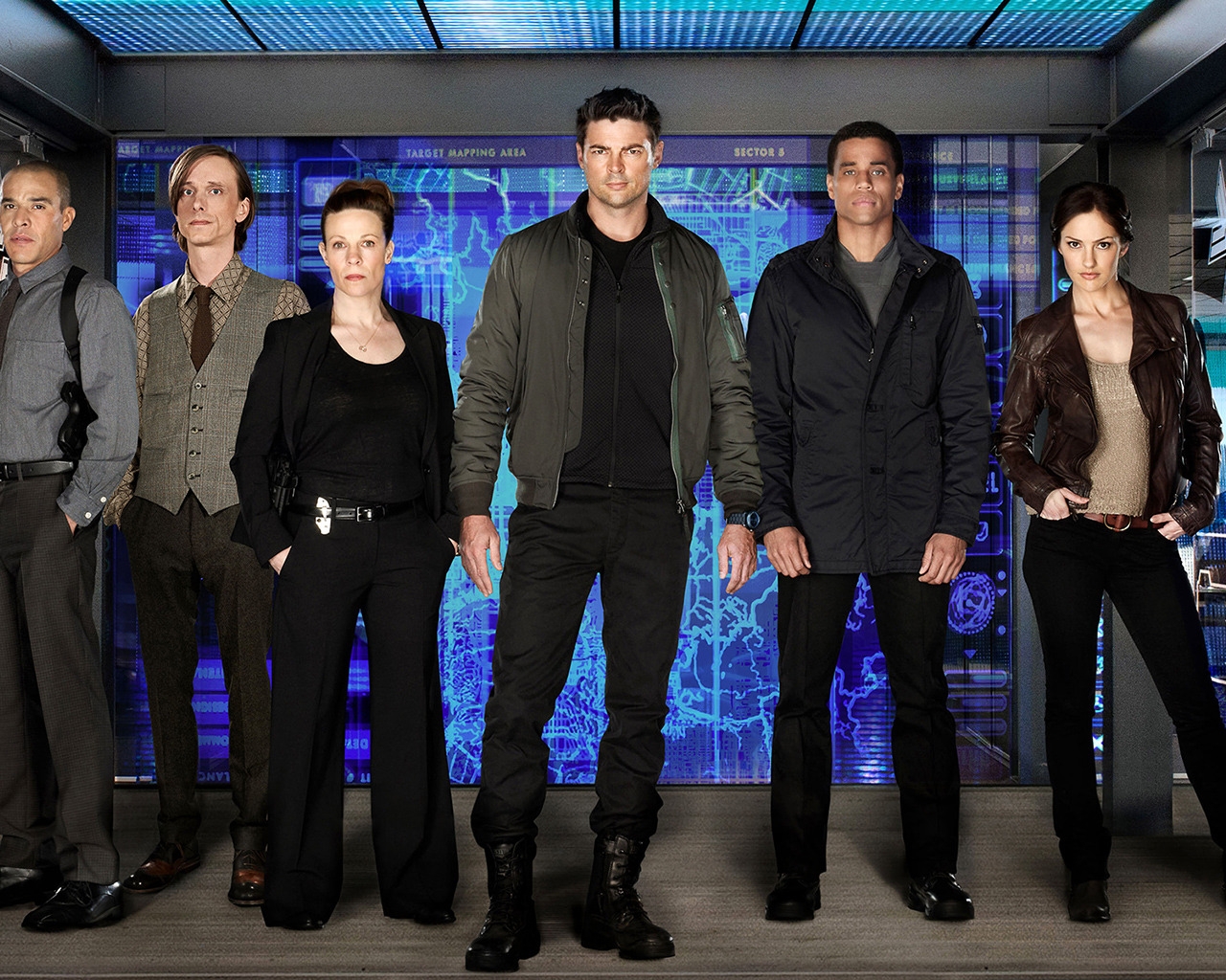 Almost Human Cast for 1280 x 1024 resolution