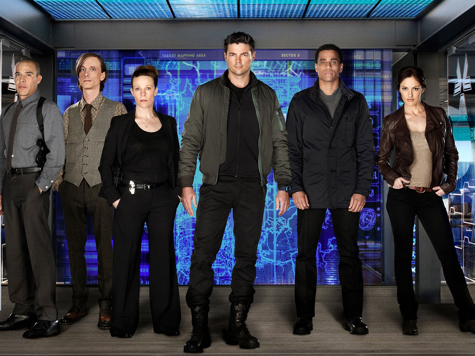 Almost Human Cast for 1600 x 1200 resolution
