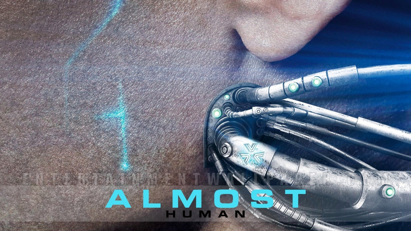 Almost Human Tv Series for 1366 x 768 HDTV resolution