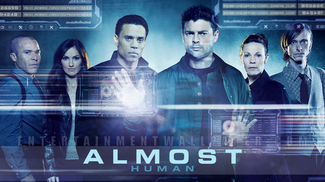 Almost Human Tv Show for 1366 x 768 HDTV resolution