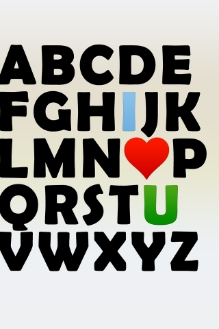 Alphabet Letters for 320 x 480 iPhone resolution