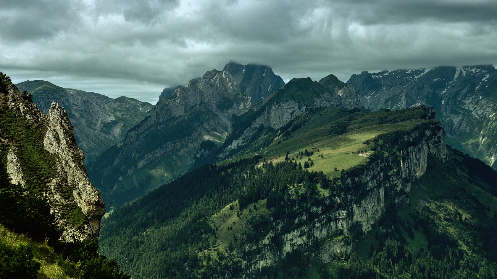 Alpstein before Rain for 1680 x 945 HDTV resolution