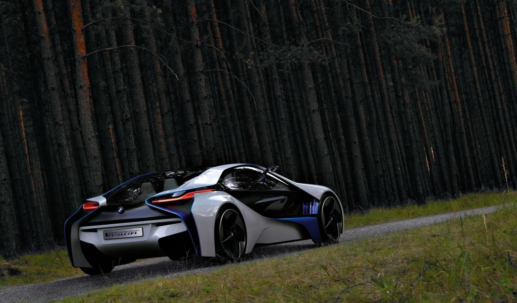 Amaizing BMW Vision Efficient Concept for 1024 x 600 widescreen resolution