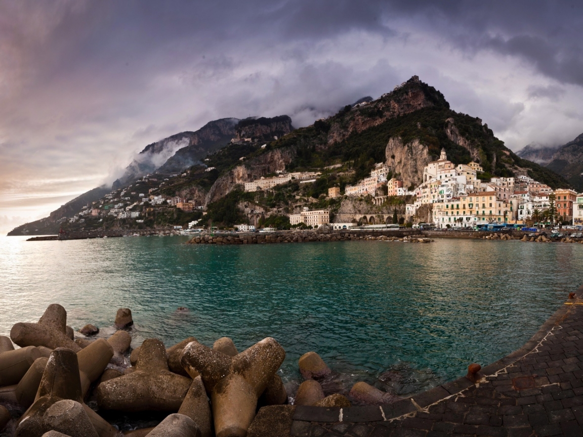 Amalfi Coast Italy for 1152 x 864 resolution