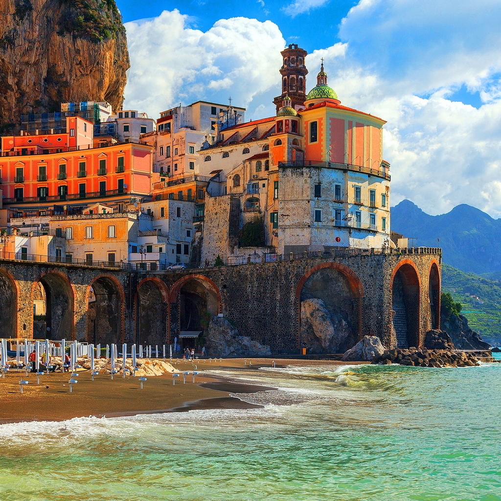 Amalfi Coast Positano for 1024 x 1024 iPad resolution