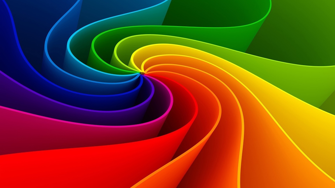 Amazing Abstract Rainbow for 1280 x 720 HDTV 720p resolution