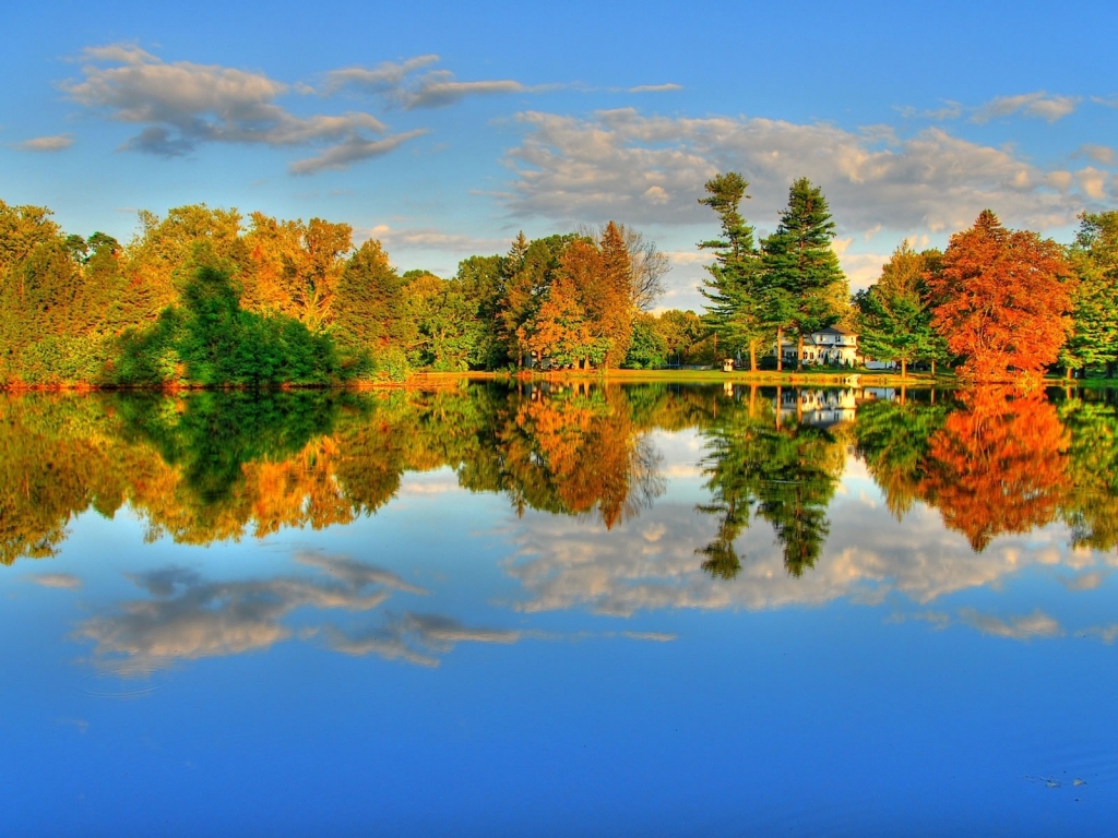 Amazing Autumn Landscape for 1024 x 768 resolution