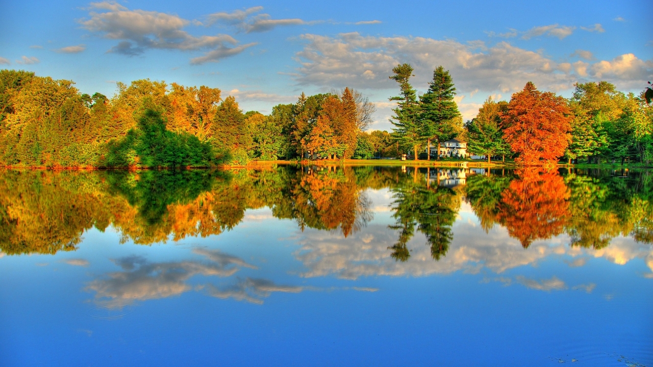 Amazing Autumn Landscape for 1280 x 720 HDTV 720p resolution