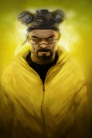 Amazing Breaking Bad Artwork for 320 x 480 iPhone resolution
