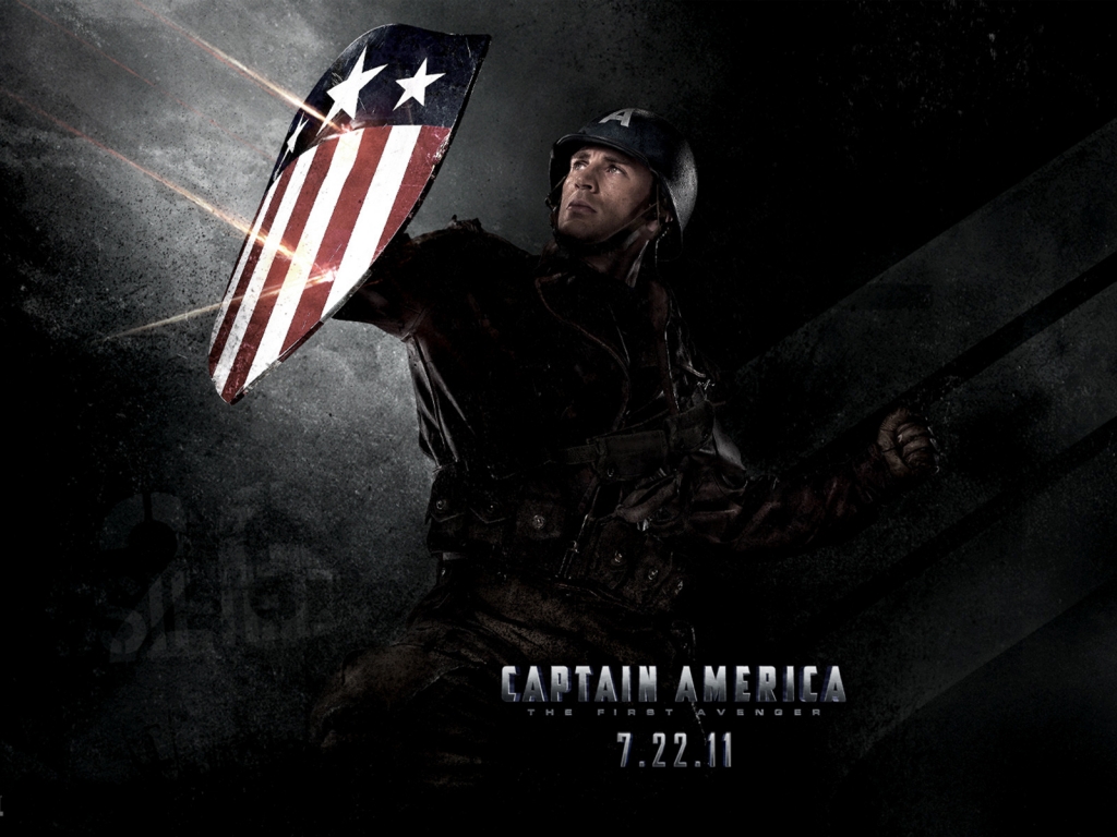 Amazing Captain America for 1024 x 768 resolution