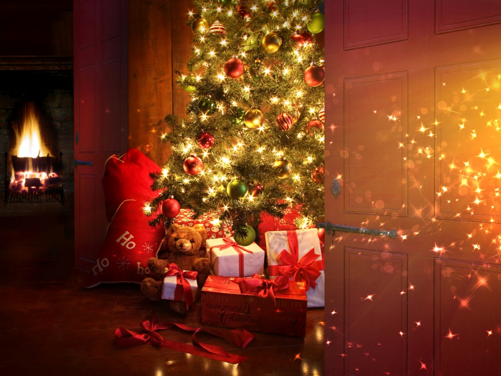 Amazing Christmas Tree for 1024 x 768 resolution