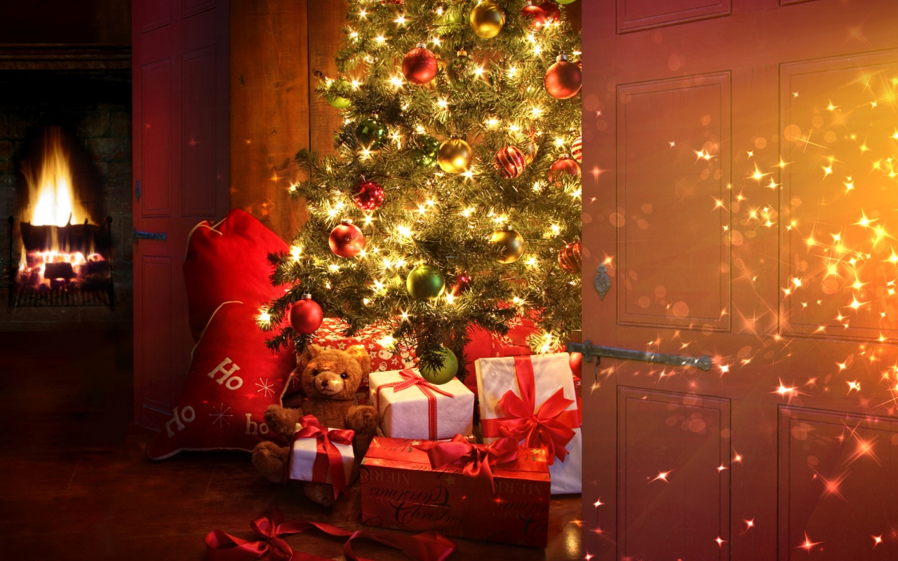 Amazing Christmas Tree for 1280 x 800 widescreen resolution
