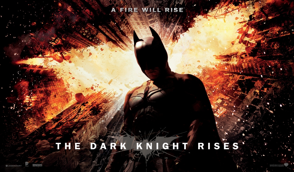 Amazing Dark Knight Rises for 1024 x 600 widescreen resolution