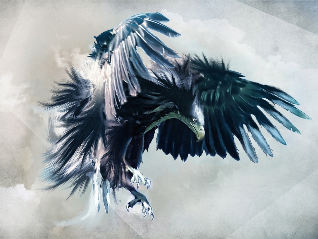 Amazing Eagle for 1024 x 768 resolution