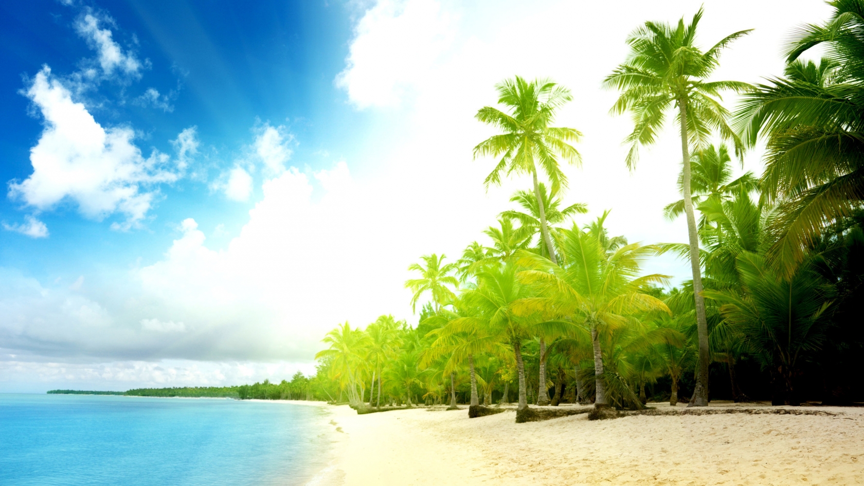 Amazing Exotic beach for 1680 x 945 HDTV resolution